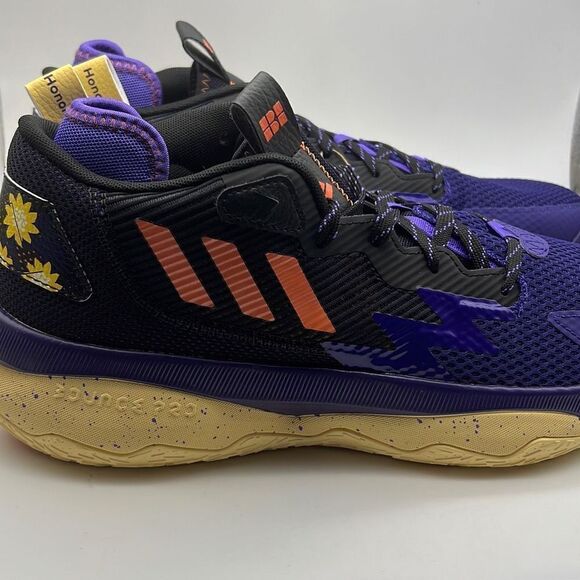 Adidas Dame‎ 8 black excellence basketball shoes- NWT-Men 12 - Picture 4 of 10